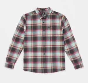 Camisa de manga larga Volcom para hombre talla grande Vedder Stone - estilo sigiloso # A0522400 - Imagen 1 de 2