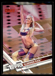 2017 Topps Then Now Forever WWE Wrestling BRONZE #137 Summer Rae - Raw - Picture 1 of 2