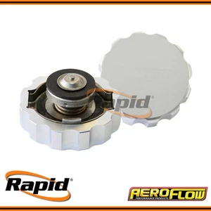 Aeroflow AF64-5032S - Billet Radiator Cap Small - suit 32mm Water Neck - Silver - Picture 1 of 3