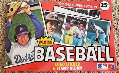 1982 Fleer Baseball Stamps Album Only - No stamps