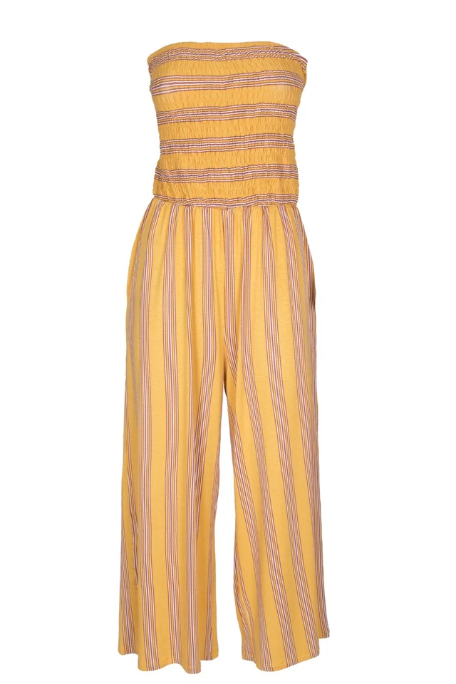 BUFFALO 7/8 Bandeau Overall Jumpsuit Einteiler gelb NEU Größe 34 36 38 40 42 - Bild 1 von 1