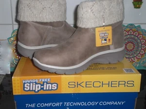 Skechers stylische Damen Boots Stiefeletten Gr 41 Taupe Cozy Weather NEU + OVP - Bild 1 von 8