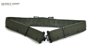 Dutch Army Webbing Belt Waist 36" to 48" Adjustable Combat Tactical Metal Buckle