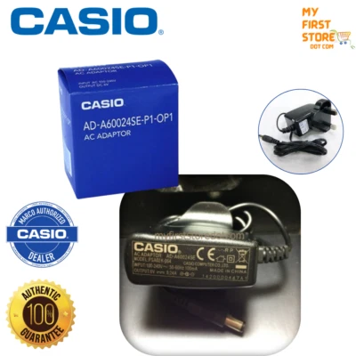 Genuine Casio AD-A60024 AC Adaptor for Casio HR series calculator Output 6V  - Image 1 of 4