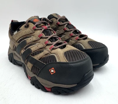 NEW Merrell MOAB 2 VENT WTPF CT Women's Work Shoe Brown US Size 7 Medium NIB - Image 1 of 4