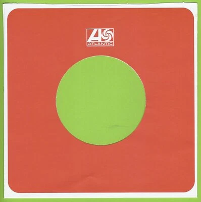 ATLANTIC (orange) REPRODUCTION RECORD COMPANY SLEEVES - (pack of 10)