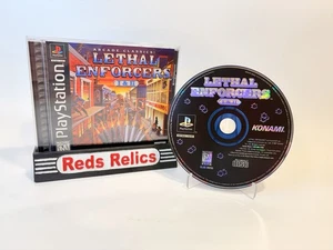 Lethal Enforcers I & II (Sony PlayStation 1 PS1, 1997) CIB - Reg Card - Pristine - Picture 1 of 15