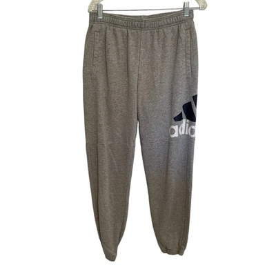 Adidas Essentials Jersey Cónico Pantalones de Chándal para Hombres Grandes Gris Deportes Gimnasio Foto 1 de 4