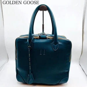 Rare Golden Goose Tote Bag Leather Expage Blue - Picture 1 of 15