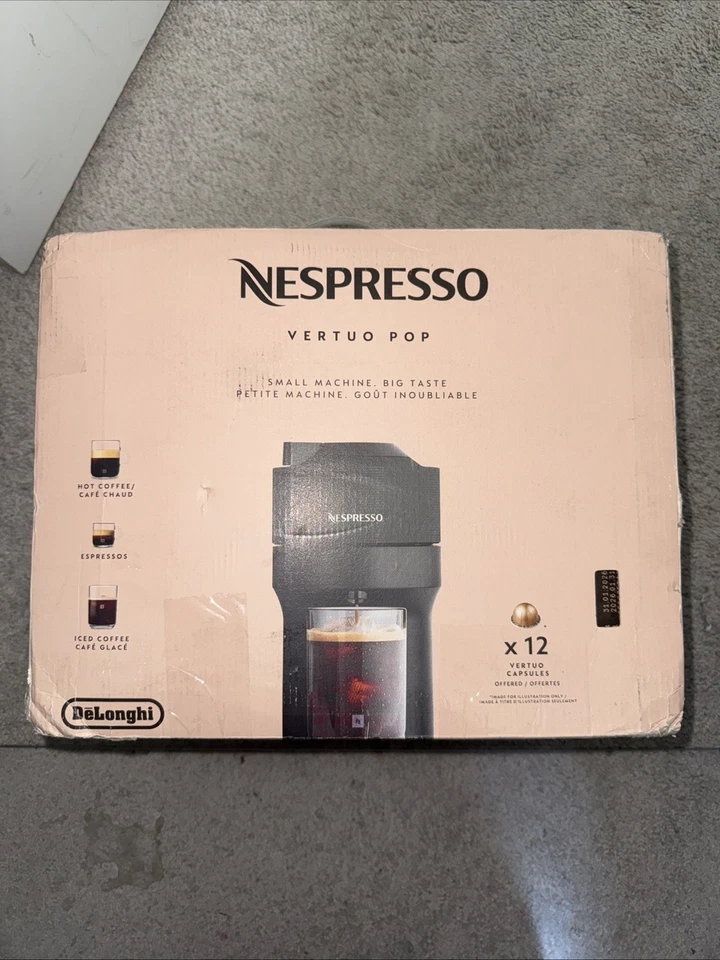 New! Nespresso Vertuo Pop Coffee Espresso By De Longhi- Black By De’Longhi - Image 1 of 1
