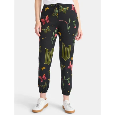 Wicked Graphic Print Fleece Jogger Pants SM TikTok VIRAL SOLD OUT FAST SHIPPING - Image 1 of 2