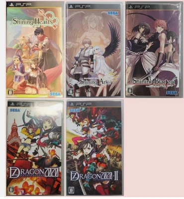 Shining Hearts , Ark , Blade , 7th Dragon 2020 I & II 5 set PSP　Japan Sega - Image 1 of 4