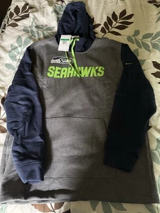 Seattle Seahawks Nike Surrey Legacy Pullover Hoodie Gr. XL - Neu mit Etikett Ausverkauft - Bild 1 von 3