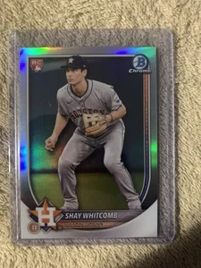 2025 Bowman Baseball Shay Whitcomb RED Rookie Chrome refractor SP #47 - Picture 1 of 2