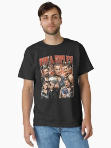 Camiseta negra WWE Rhea Ripley The Eradicator Essential - Imagen 1 de 4