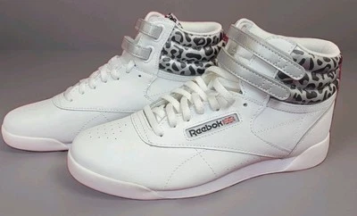 Reebok Freestyle HI JUNIOR Kid's 7 women's 8.5 HP3032 Size Sneakers Shoes NEW - Image 1 of 4