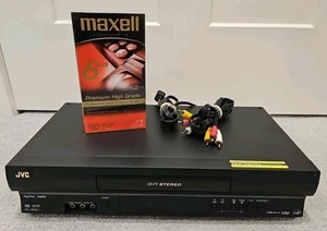 JVC HR-J692U VCR VHS Player Recorder HQ 4-Head Hi-Fi Stereo w/ Blank VHS & Cable - Picture 1 of 14
