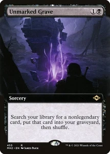 MTG UNMARKED GRAVE EXC - TOMBA ANONIMA - MH2 EXTRA EN - MAGIC - Picture 1 of 1