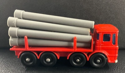 1960s Matchbox Lesney #10 Leyland Pipe Truck VTG Die-Cast TOY w/Pipes HIGH GR! - Image 1 of 4