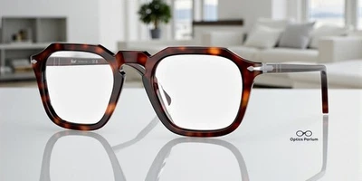 PERSOL PO3292V 24 Habana Transparente 48 mm Unisex Anteojos Foto 1 de 2