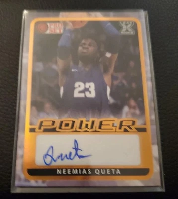 NEEMIAS QUETA 2021-22 Leaf Pro Set Power AUTO Autograph Bronze Rookie Card - Image 1 of 2