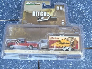 2017 Greenlight Hitch & Tow Ford f-250 & Enclosed Car Hauler Chase (C3) - Picture 1 of 2