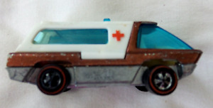1969 Mattel Hot Wheels Redline The Heavyweights Ambulance Red Car