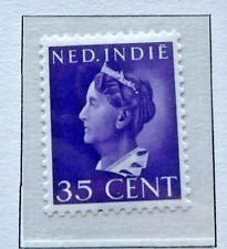Netherlands Indies stamps mint 1941 Konijnenburg 35c value - zeldzaam, rare!