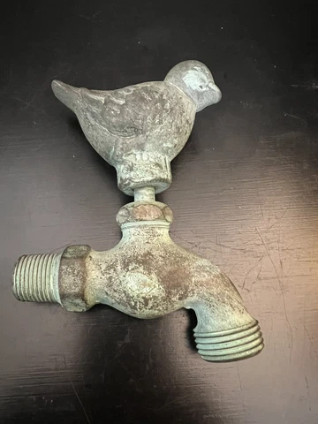 Vintage Solid Brass bird Faucet Outdoor Water Garden Faucet Cover