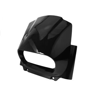 Motorcycle Headlight Fairing Cover Black For Harley Softail Fat Bob FXFB FXFBS