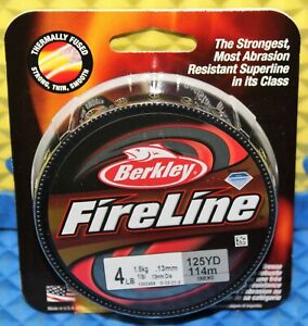 Berkley FireLine 125 YDS Smoke BFLFS-42 CHOOSE YOUR LINE WEIGHT!