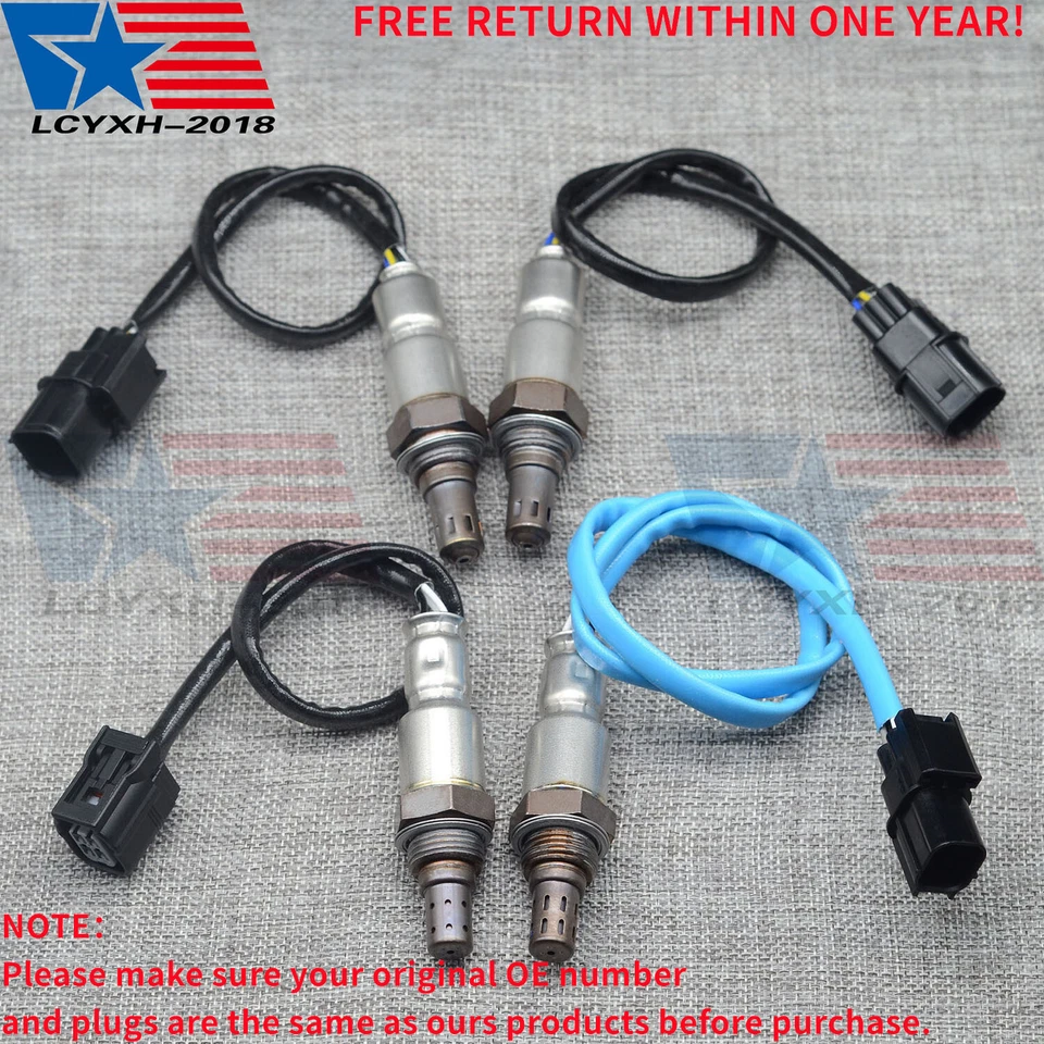 4pcs Upstream+Downstream Oxygen O2 Sensor For 2014-2020 Acura MDX RLX 3.5L V6 US - Image 1 of 4