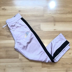Nike NSW Shimmer Fleece Pants Joggers Plum Kids Girls Size Large - Picture 1 of 7