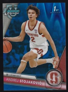 2023-24 Bowman Chrome University Blue Raywave #73 Andrej Stojakovic /199 - Picture 1 of 2