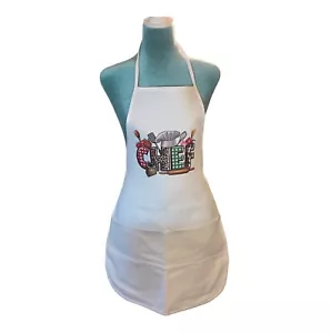 Grembiule da cucina grande donna con tasche~design da chef~cottura~stampa animale~regalo - Foto 1 di 1