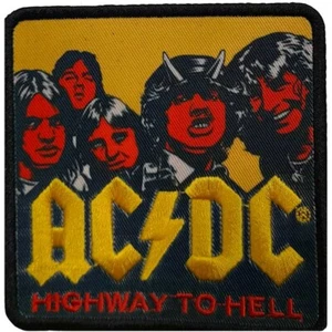 AC/DC Standard Patch: HIGHWAY TO HELL ALT COLOUR:  acdc Official Merch fan gift - Bild 1 von 1