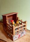 Vintage Putz Germany Wood Chicken Coop Candy Container