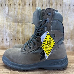 Belleville 610ZST Hot Weather Side Zip Steel Toe Boots (Sage) Sz 8.5R NO INSOLE - Picture 1 of 12