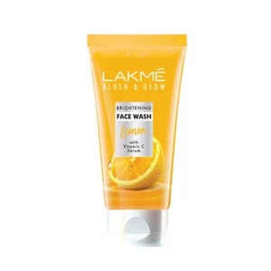 Lakme Blush & Glow Brightening Lemon Facewash, with Vitamin C Serum-100g - Picture 1 of 5