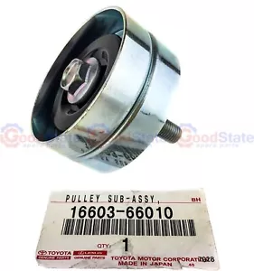 Genuine LandCruiser FZJ80 1FZ 4.5 Petrol Alternator Fan Drive Belt Idler Pulley - Picture 1 of 8