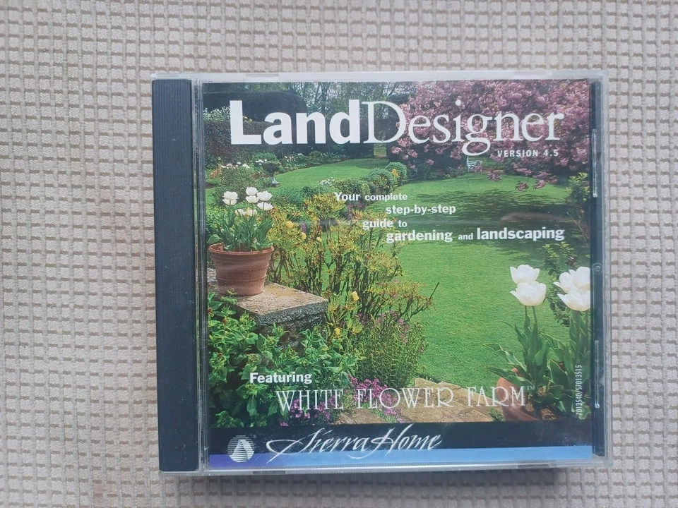 3D Land Designer Version 4.5 W/ White Flower Farm Landscaping (PC CD-Rom, 1997) - Image 1 of 1