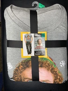 Elf Movie OMG Santa 2-Pc Sleep Set Lounge Pants T-Shirt Men's Size XL - Picture 1 of 5