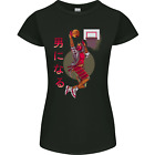 Samurai Basketball Player Womens Petite Cut T-Shirt