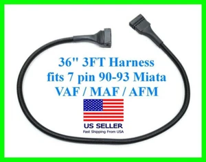 3FT 90-93 fits Miata 1.6L VAF Airflow Sensor Extension Harness MAF Connector - Picture 1 of 1