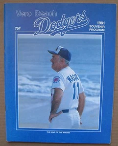 1981 Vero Beach Dodgers Program - Picture 1 of 2