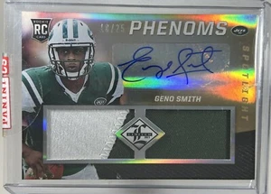 2013 Panini Limited Phenoms Gold /25 Geno Smith RPA Rookie Patch Auto Redemption - Picture 1 of 2