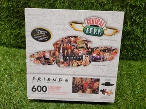 NEW Friends TV Show Central Perk Collage 600 Piece 2 Sided Jigsaw Puzzle SEALED - Picture 1 of 6