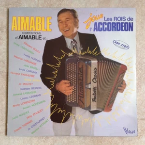 2 X 33 RPM Aimable Vinyl LP Joue the Kings L'Accordion Non Stop Vogue 432007 - Picture 1 of 5