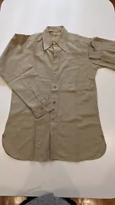 Antico Regolamento Camicia Militare Marina Militare Abbronzata LOTTO Vintage Americana - Foto 1 di 17