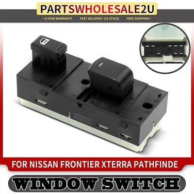 Interruptor de ventana eléctrica delantero derecho para Nissan Frontier 2005-2006 Pathfinder 05-07 Foto 1 de 4